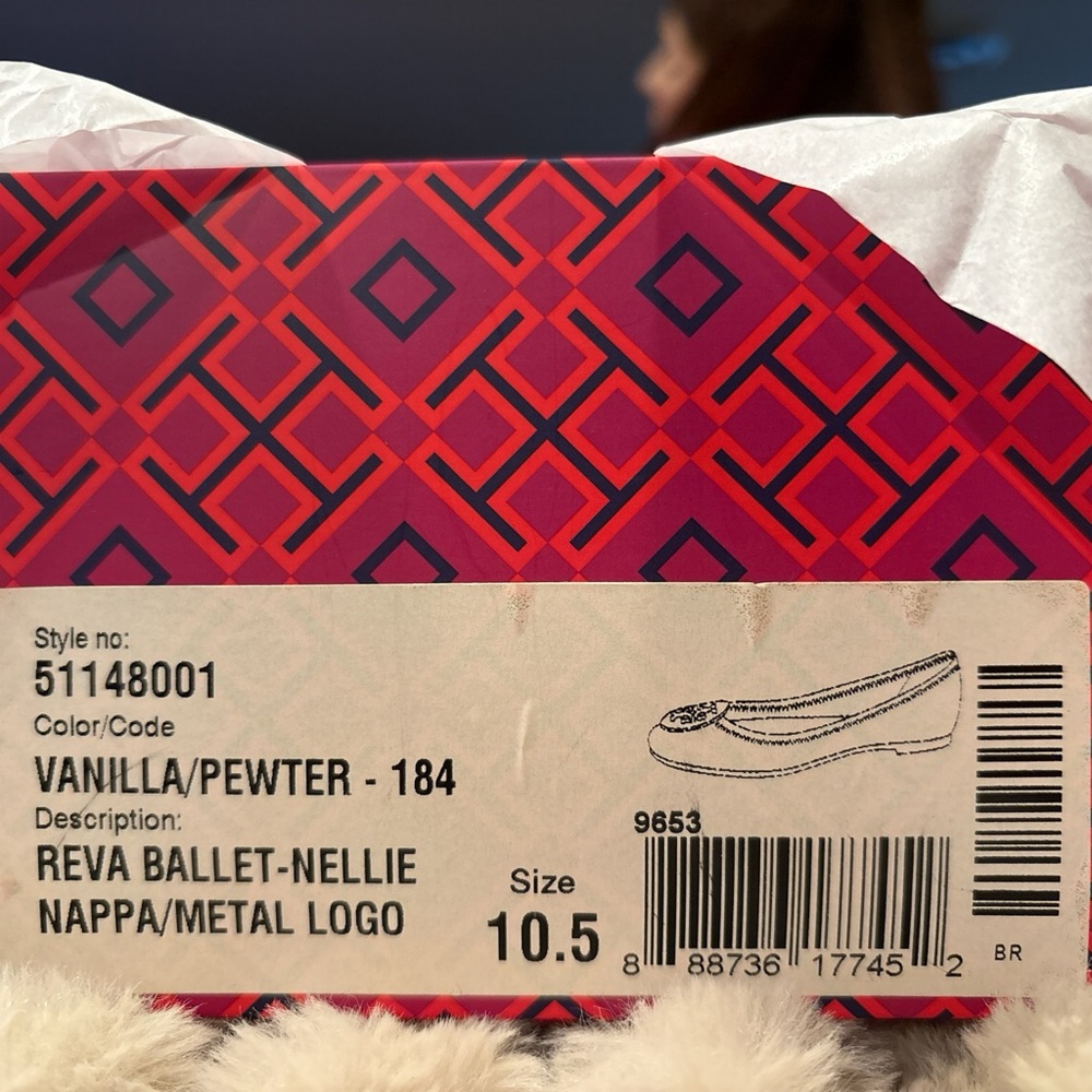 Reva Ballet Flats in Vanilla and Pewter